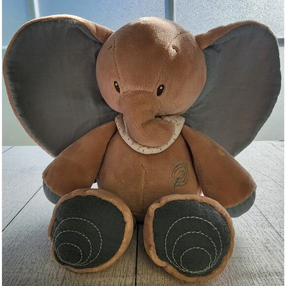 Nattou Axel the Elephant Plush Soft Toy - Picture 3 of 11